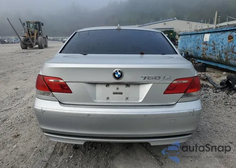 2007 BMW 750 from USA, damaged, VIN WBAHN83527DT67301